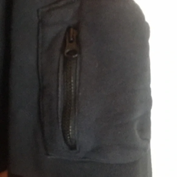 NIKE RED TAG VINTAGE HOODIE SIZE L ZIP POCKET ON SLEEVE - Picture 5 of 6